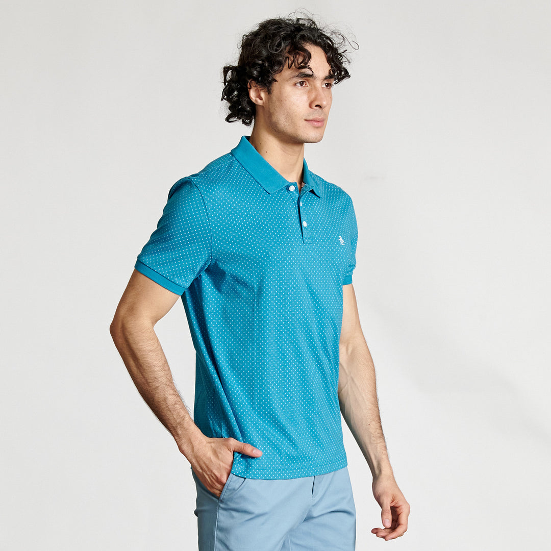 Polo Jersey AOP Diamond Disty - Original Penguin México