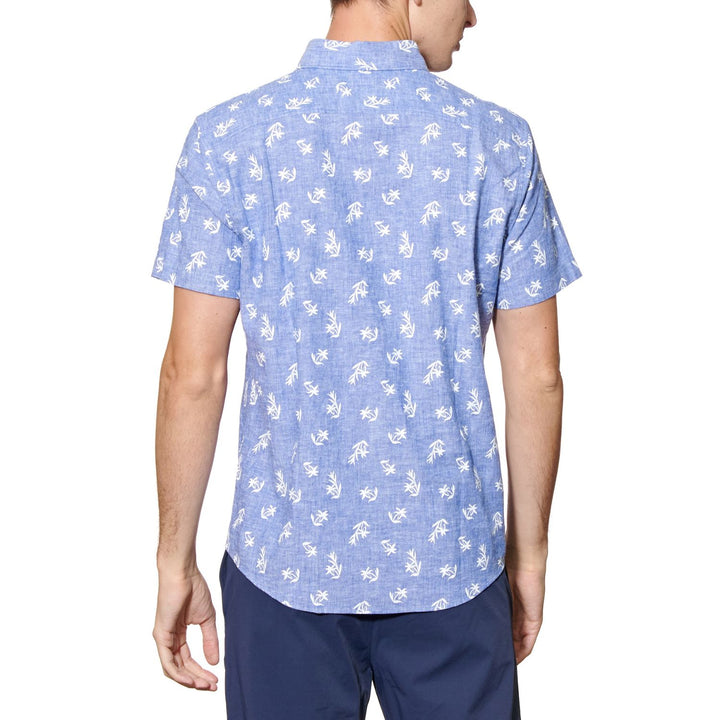 Camisa Manga Corta Con Estampado Verano Floral