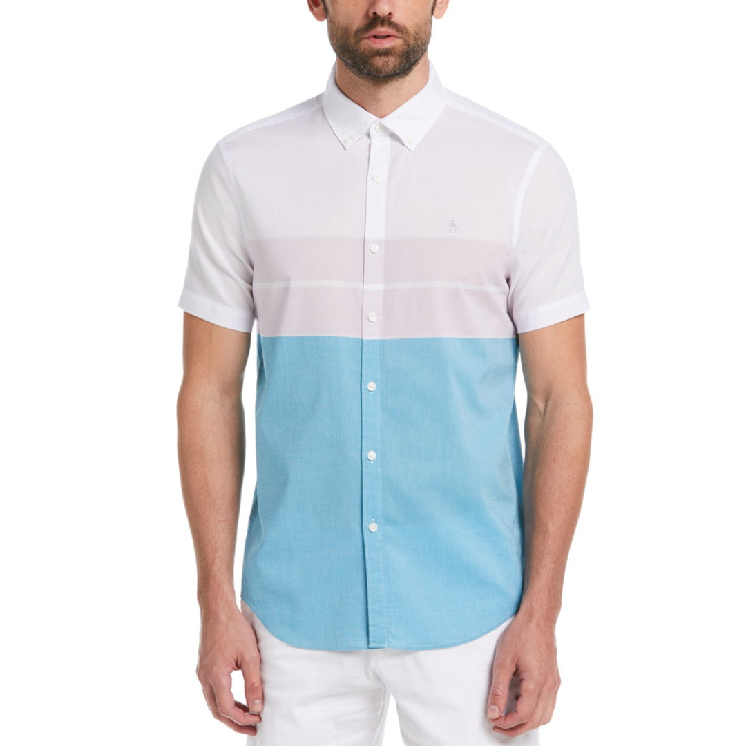 Camisa Manga Corta Colorblock