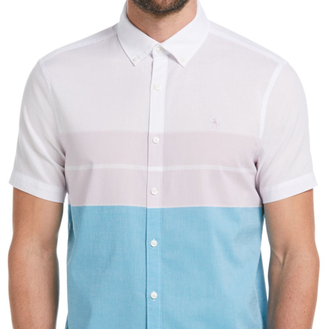 Camisa Manga Corta Colorblock