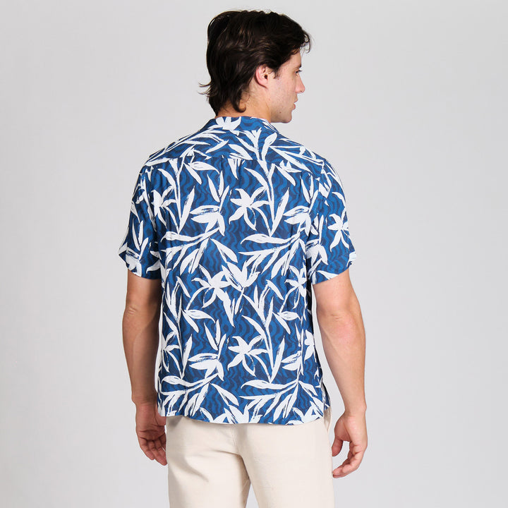 Camisa Manga Corta Full Print Floral
