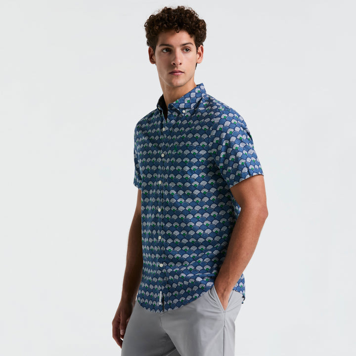 Camisa Manga Corta Multi Scallop