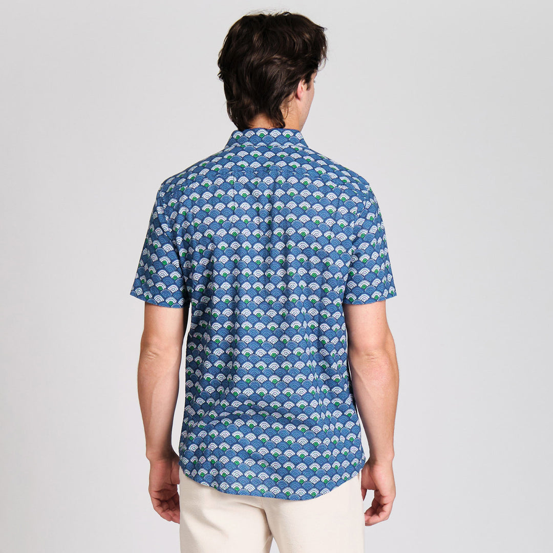 Camisa Manga Corta Multi Scallop