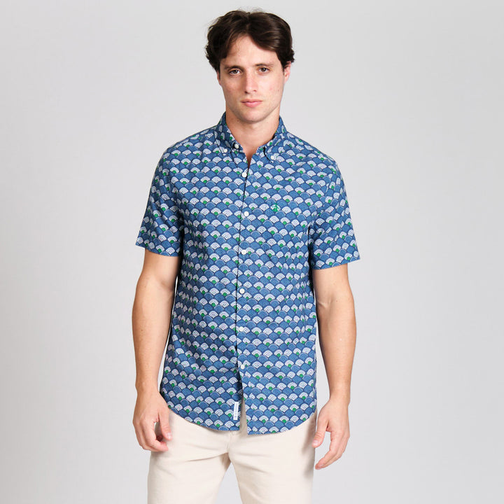 Camisa Manga Corta Multi Scallop