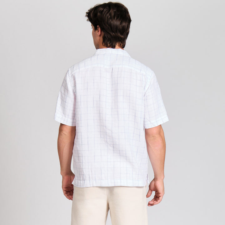 Camisa Manga Corta A Cuadros