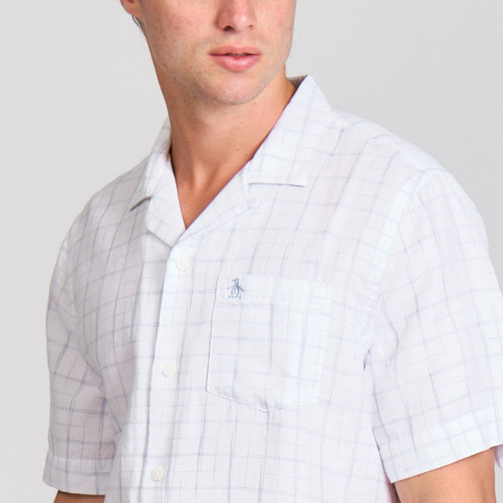 Camisa Manga Corta A Cuadros