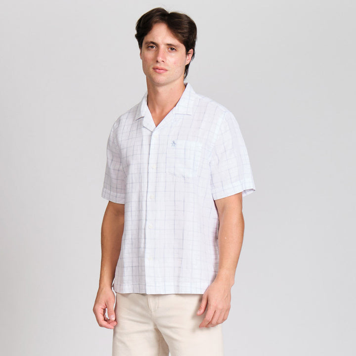 Camisa Manga Corta A Cuadros