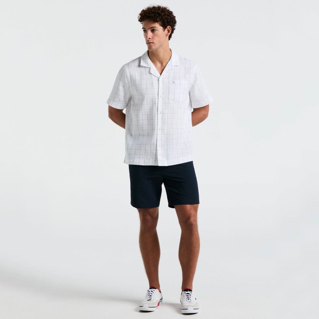 Camisa Manga Corta A Cuadros