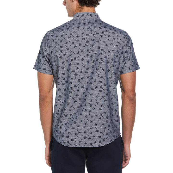 Camisa De Manga Corta Full Print Palmeras - Original Penguin México