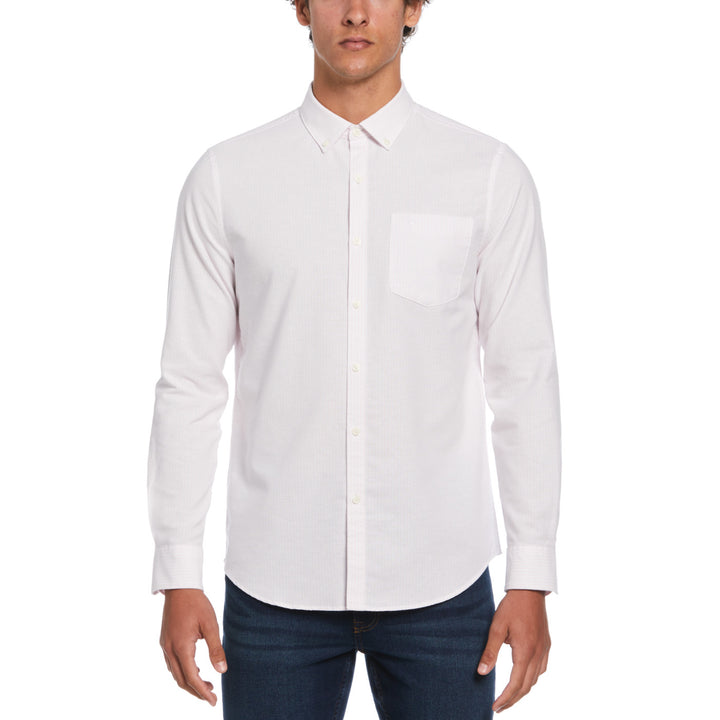 Camisa Manga Larga Oxford A Rayas