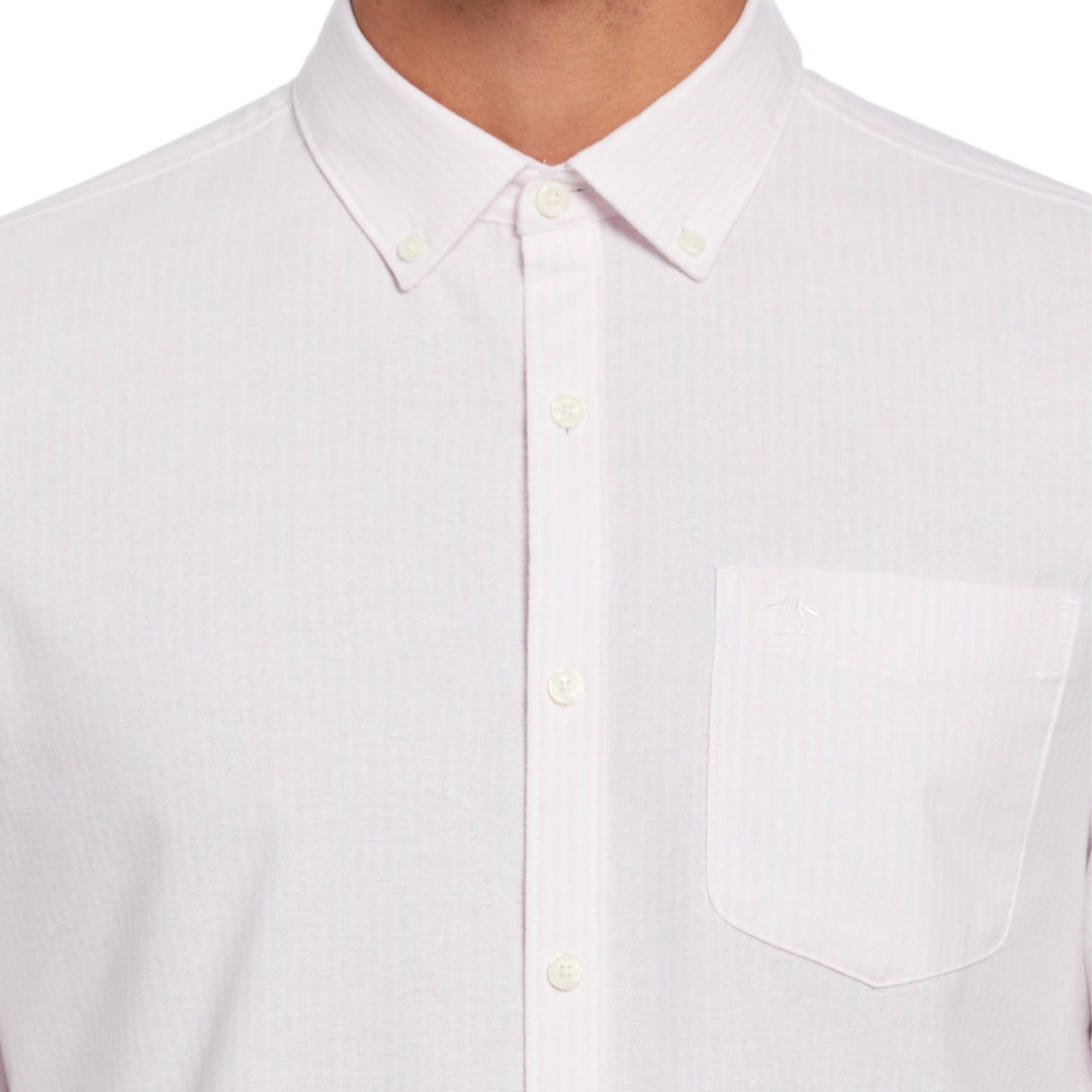 Camisa Manga Larga Oxford A Rayas