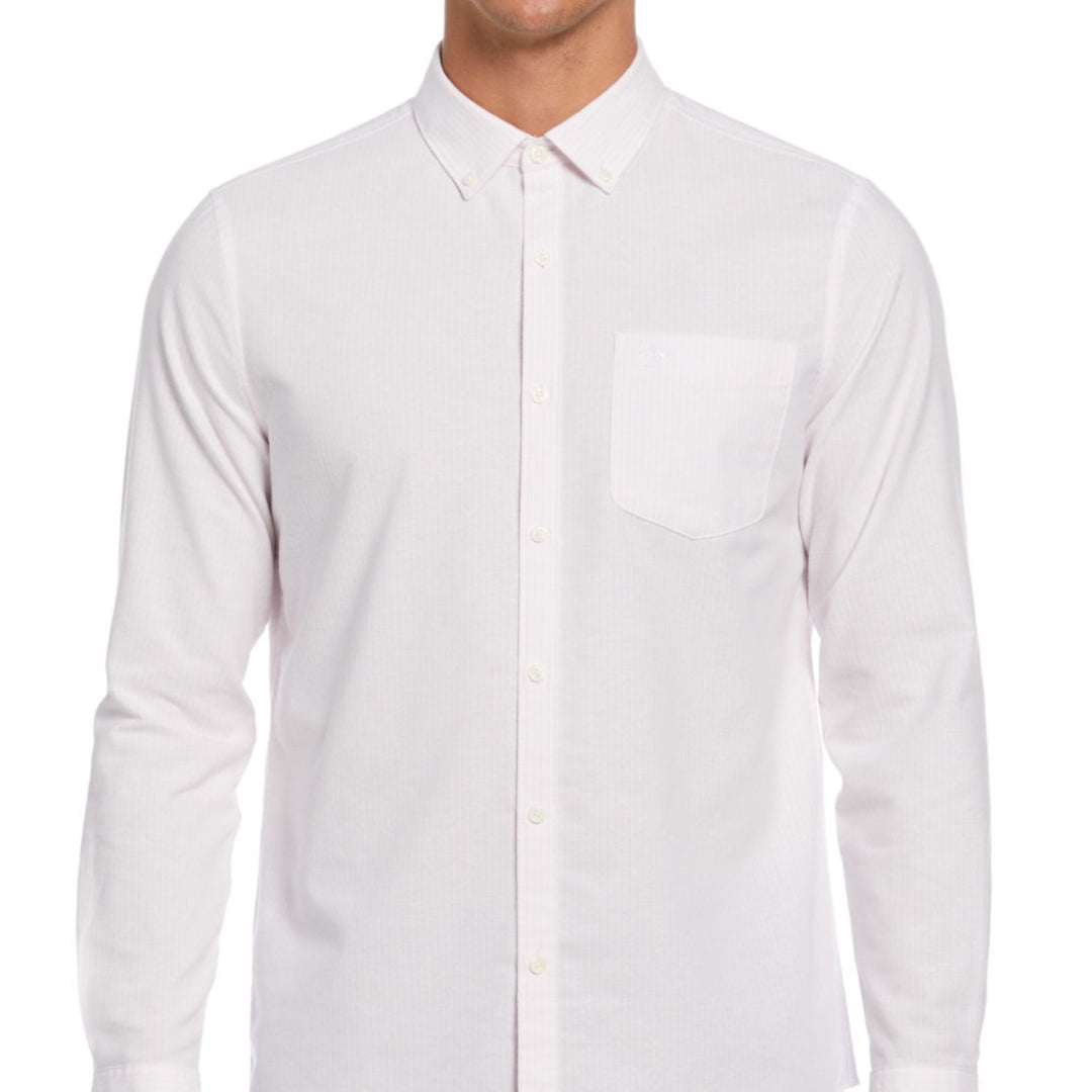 Camisa Manga Larga Oxford A Rayas