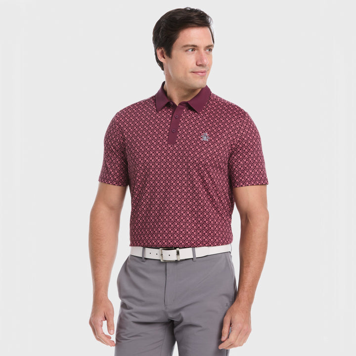 Polo De Golf Pete Geo Print