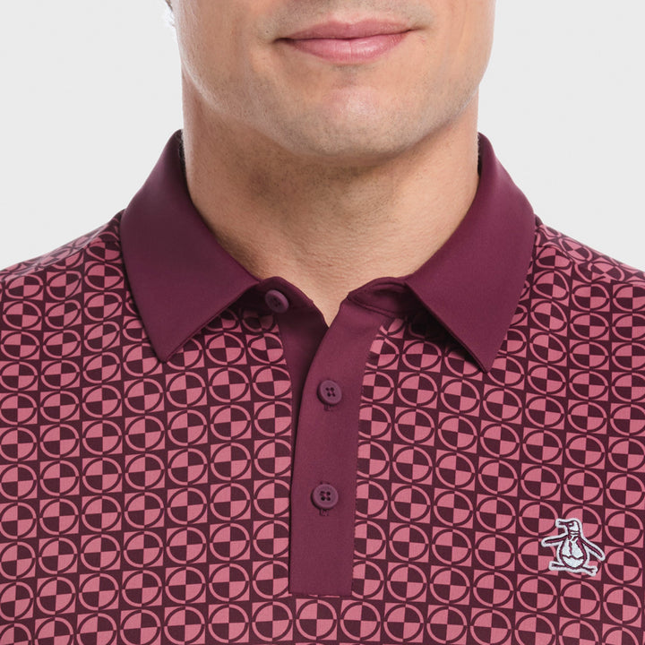 Polo De Golf Pete Geo Print