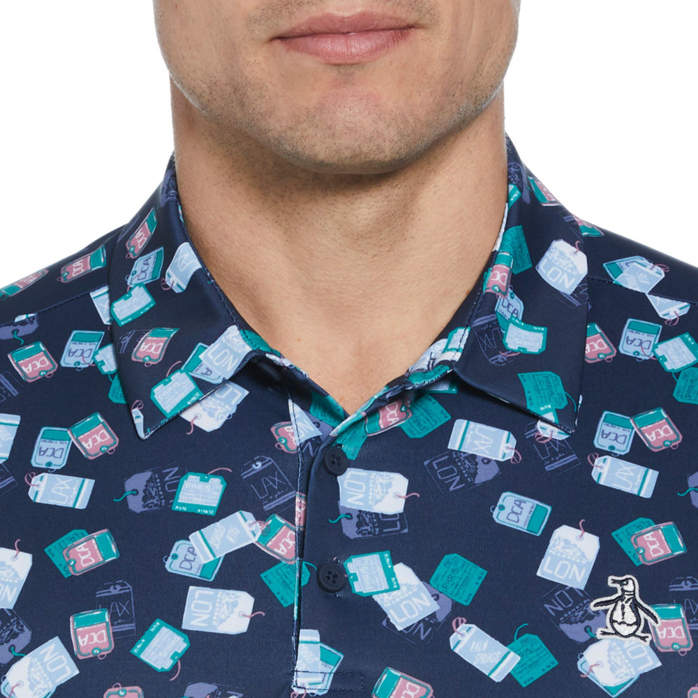 Polo Full Print Pete's Travel - Original Penguin México