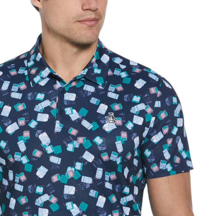 Polo Full Print Pete's Travel - Original Penguin México