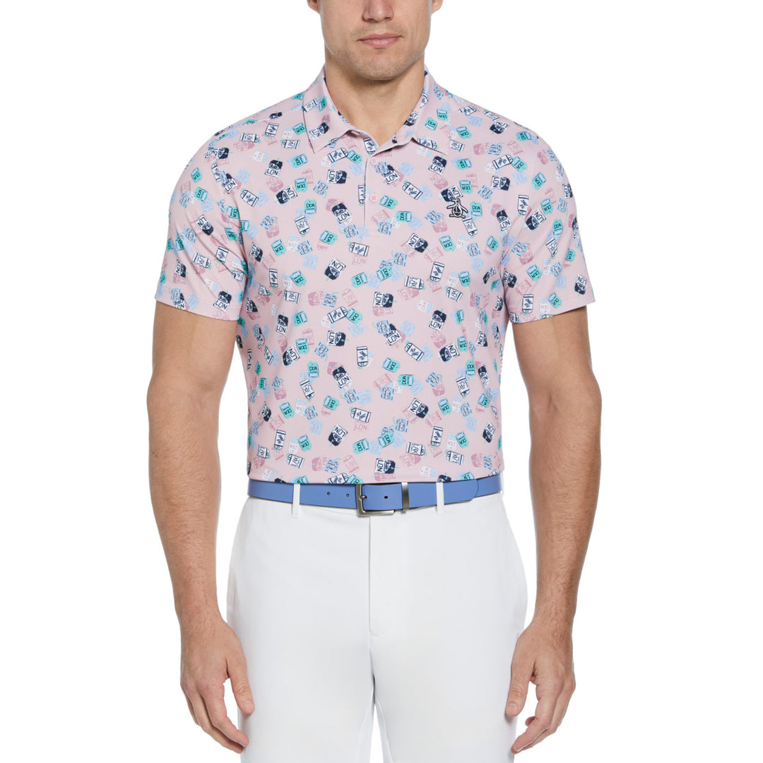 Polo Full Print Pete's Travel - Original Penguin México