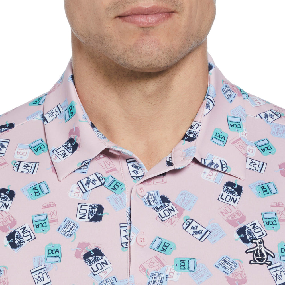 Polo Full Print Pete's Travel - Original Penguin México