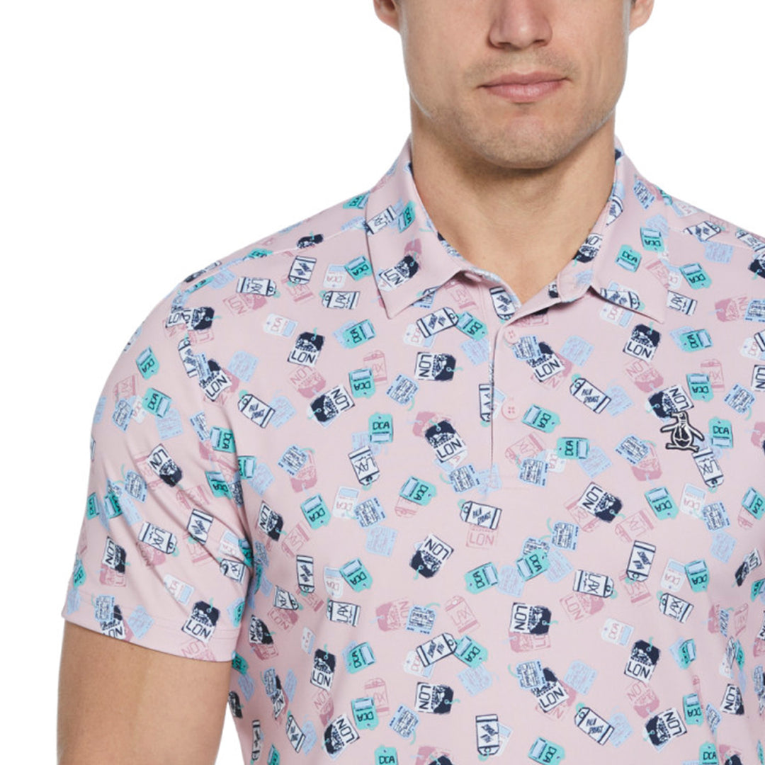 Polo Full Print Pete's Travel - Original Penguin México