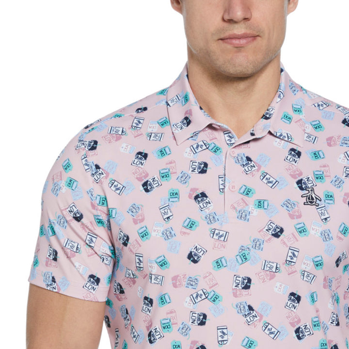 Polo Full Print Pete's Travel - Original Penguin México