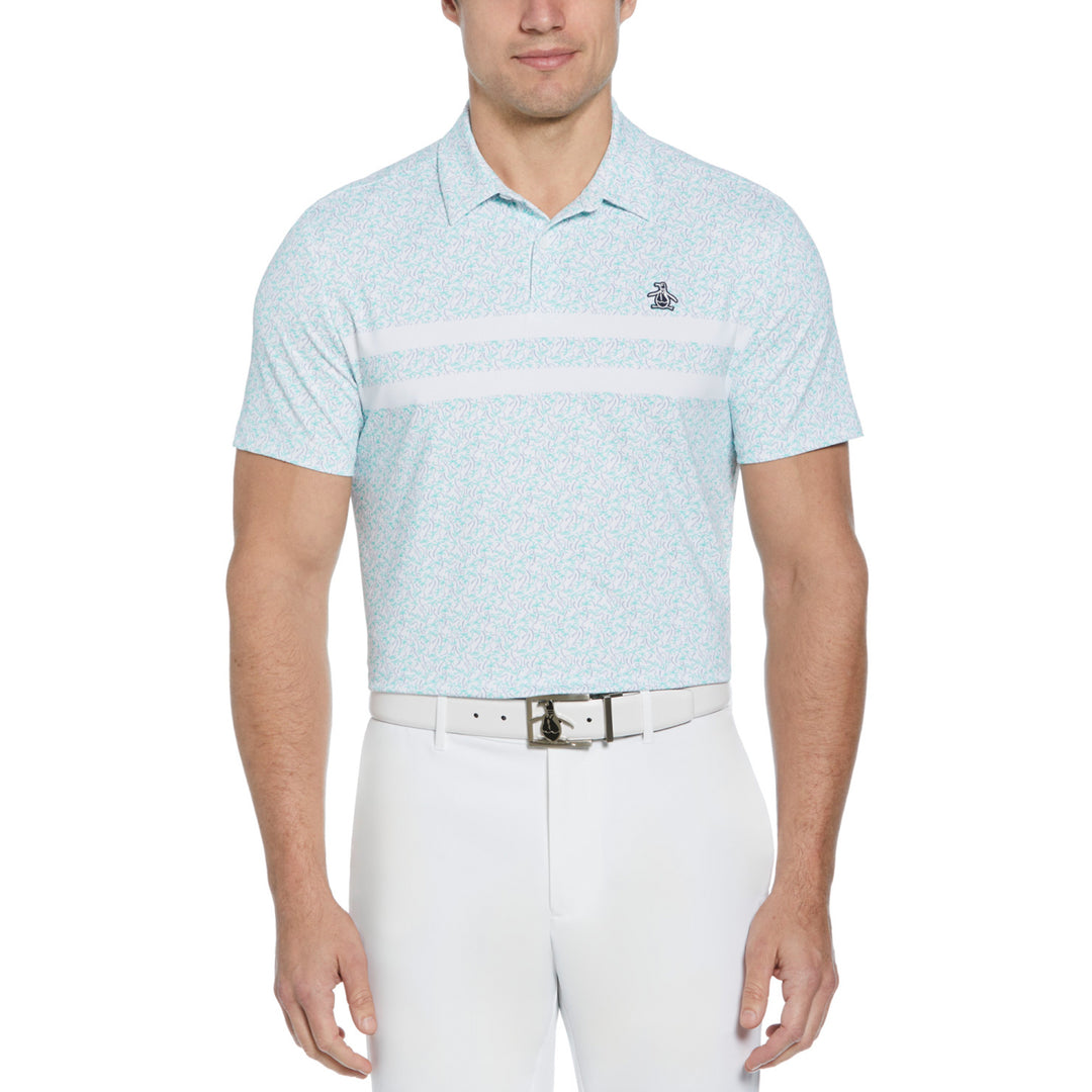 Polo Con Franja En Pecho - Original Penguin México