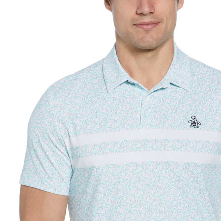 Polo Con Franja En Pecho - Original Penguin México