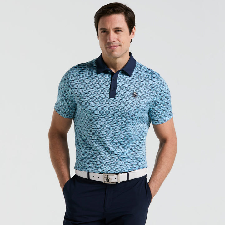 Polo Con Bohemian Jacquard Blocked