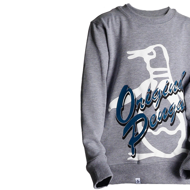 Sudadera Crewneck Con Logo Estampado Al Frente