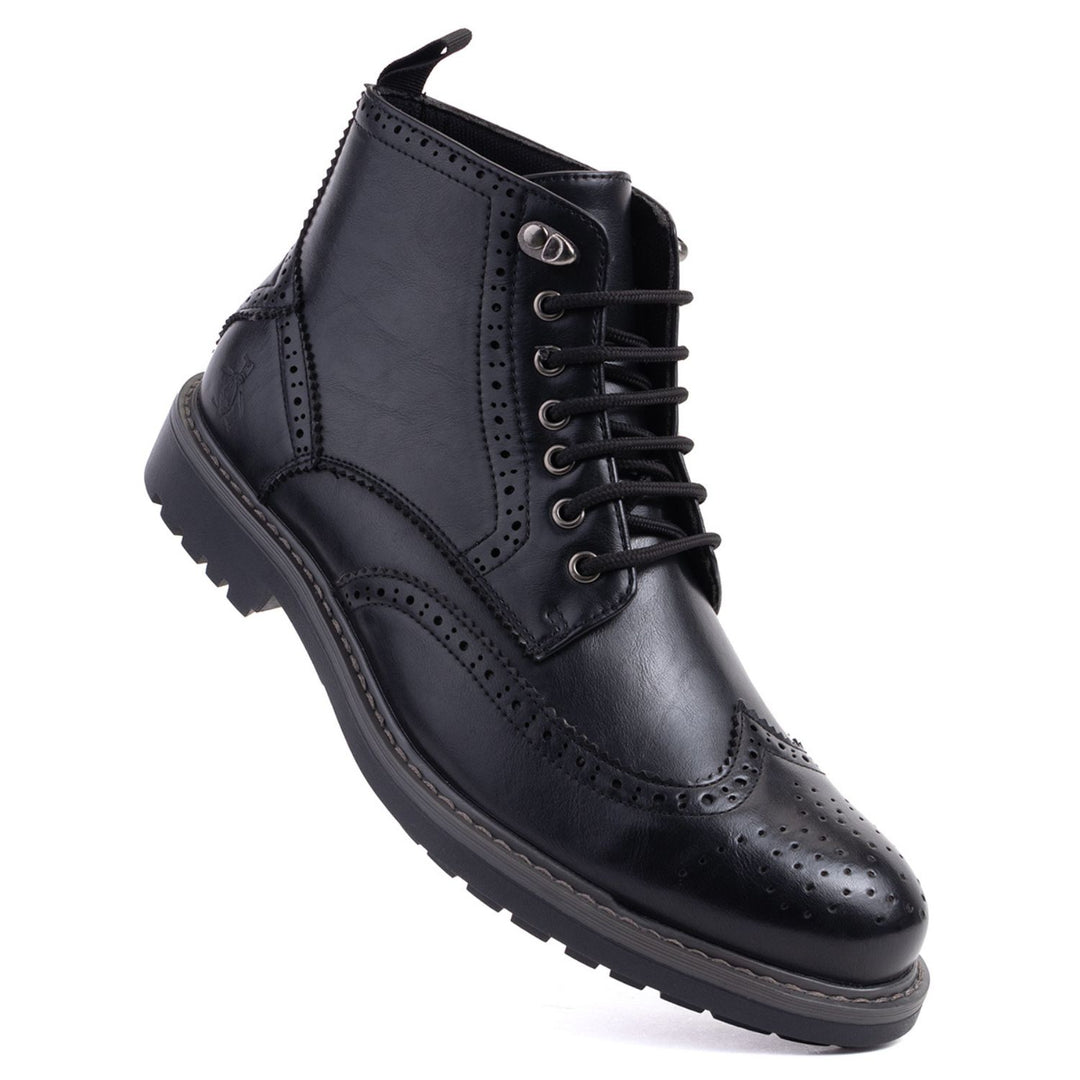 Zapato Tipo Bota Edwin Negro