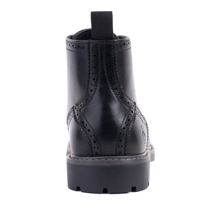 Zapato Bota Cab Edwin Negro