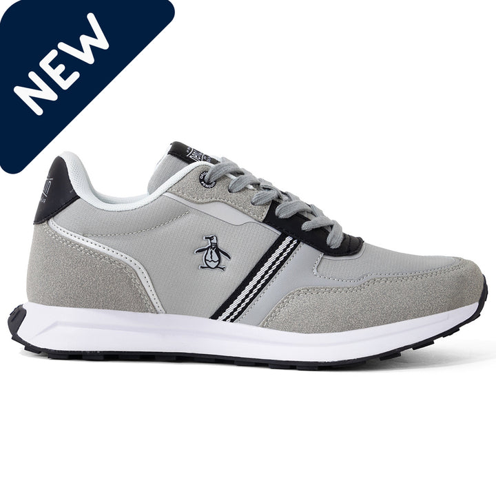 Tenis Lee Gris Con Negro