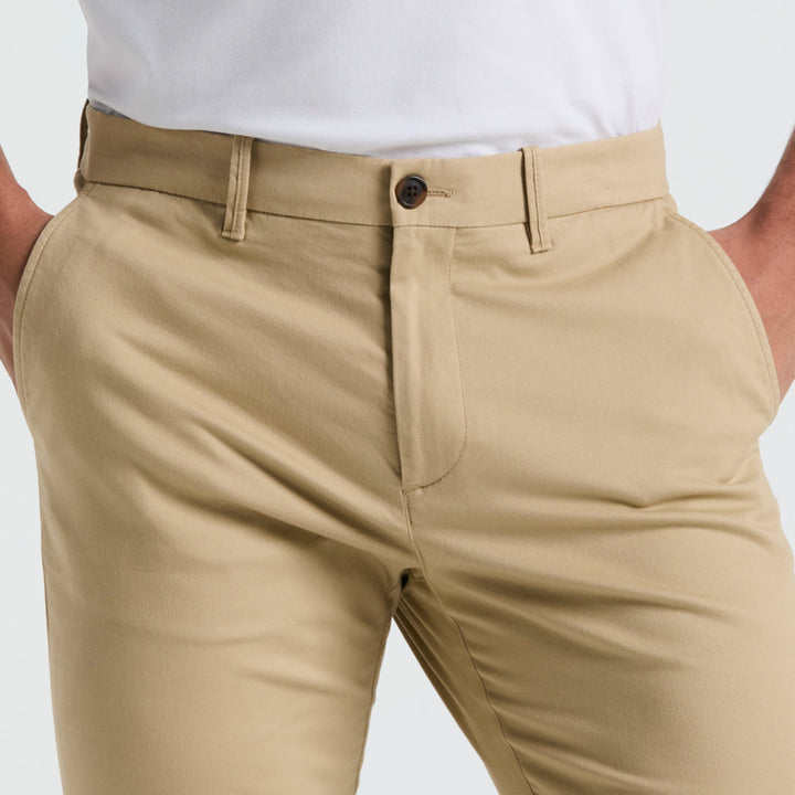 Pantalon Chino De Algodón Tencel