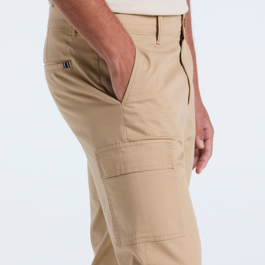 Pantalon De Cargo Herringbone