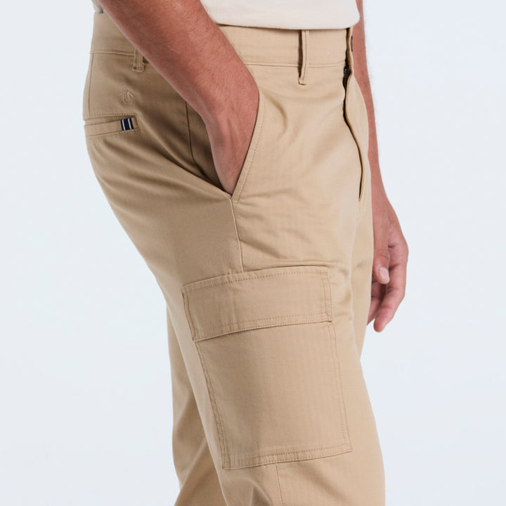 Pantalon De Cargo Herringbone