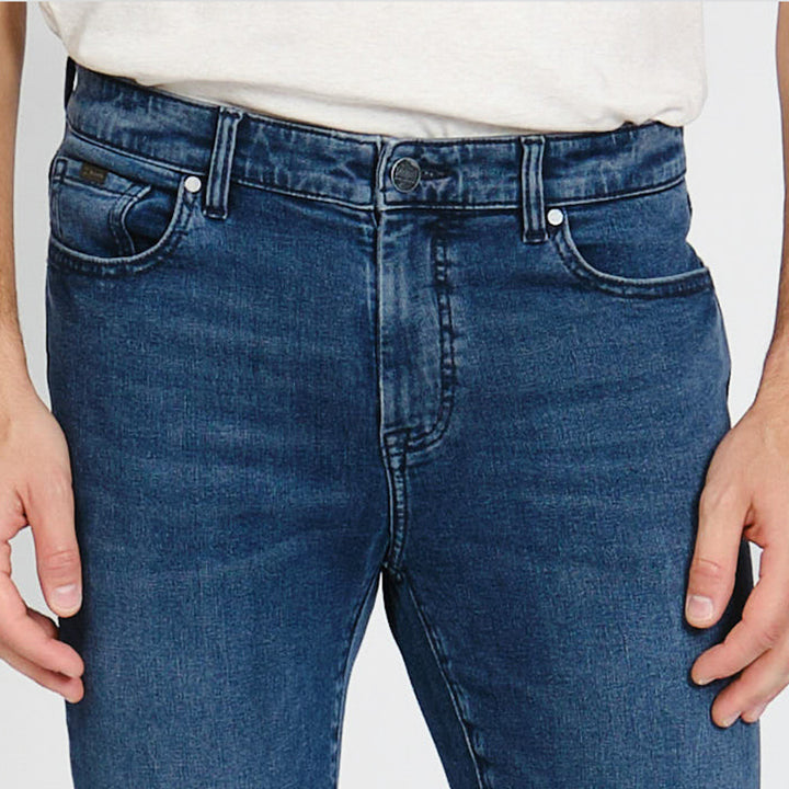 Jeans Modal Rectos De Corte Regular Denim