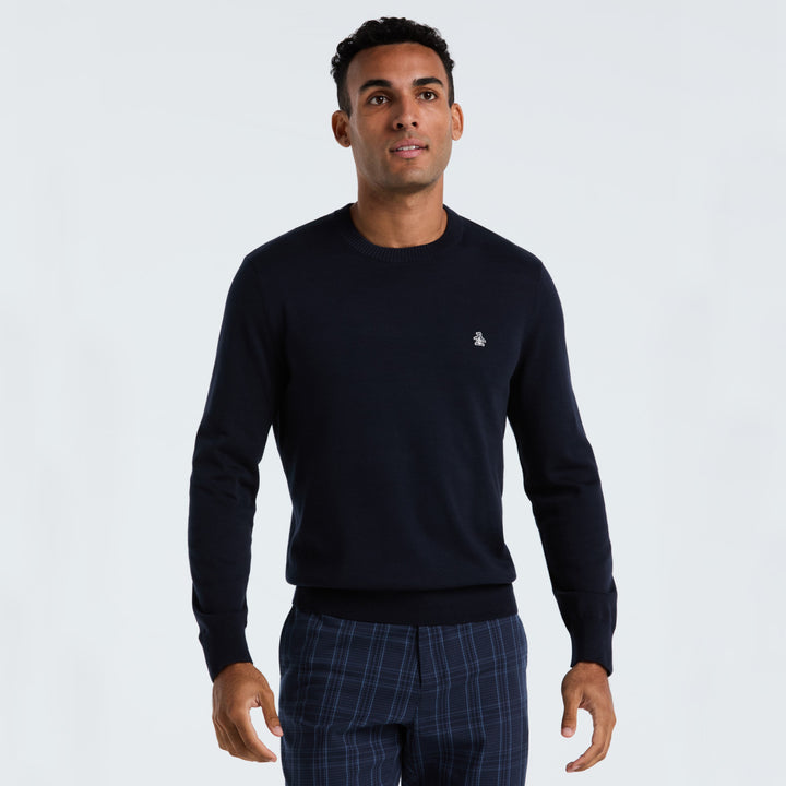 Sueter De Algodón Con Cuello Redondo