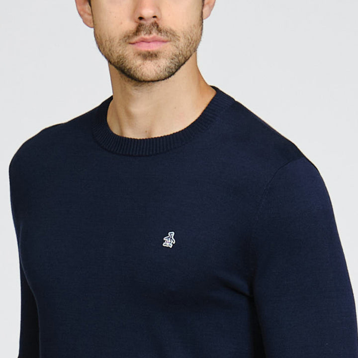 Sueter De Algodón Con Cuello Redondo