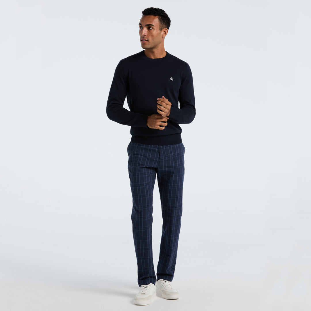 Sueter De Algodón Con Cuello Redondo