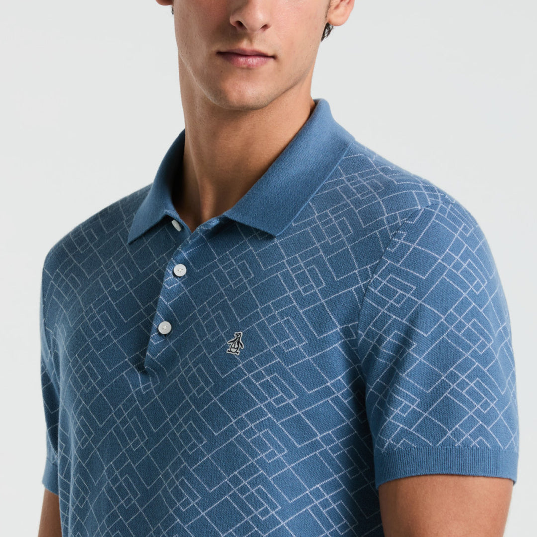 Polo De Algodón Con Jacquard