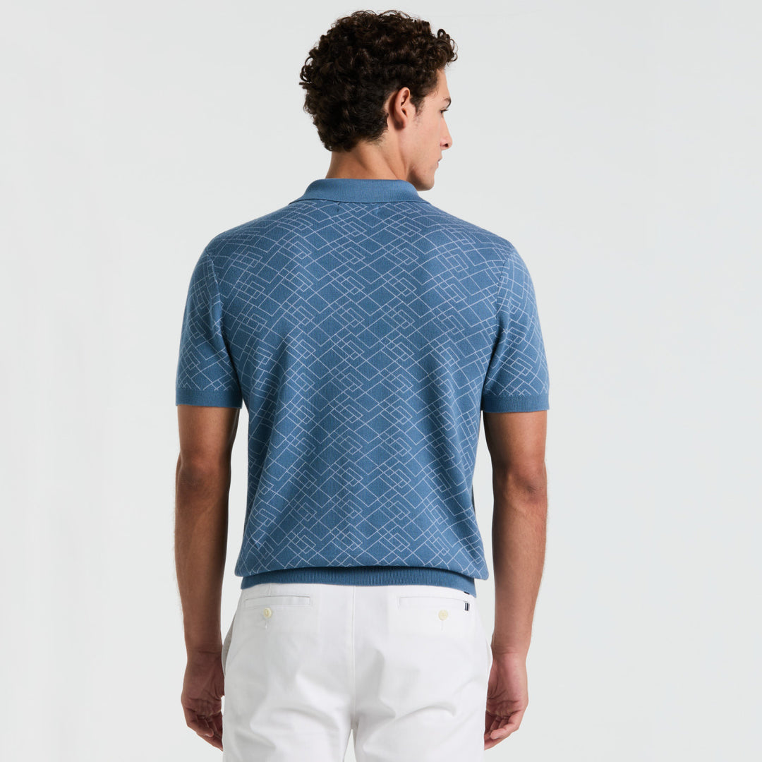 Polo De Algodón Con Jacquard