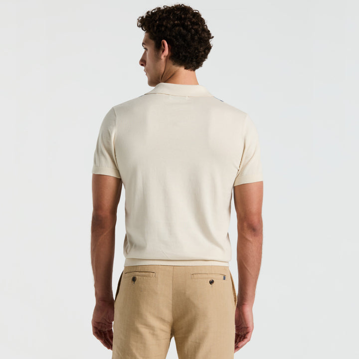 Polo De Algodón Con Franjas Verticales