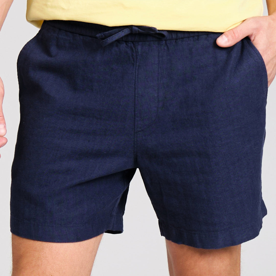 Short 6¨ Lino-Algodón Resorte