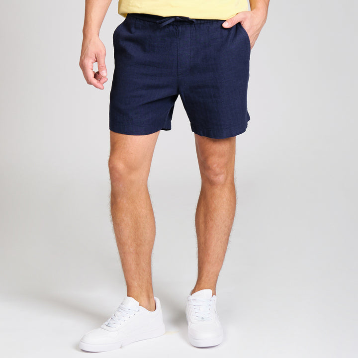 Short 6¨ Lino-Algodón Resorte