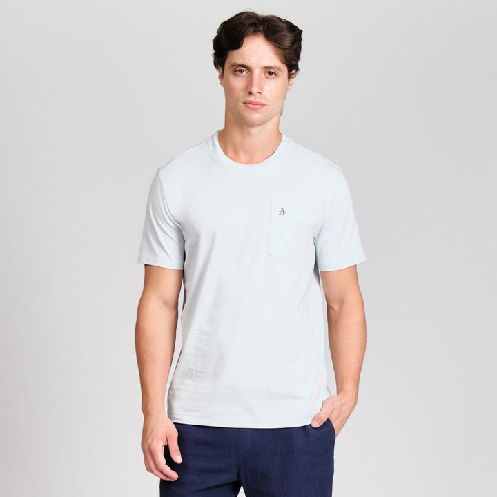 Playera De Algodón Supima Con Bolsillo