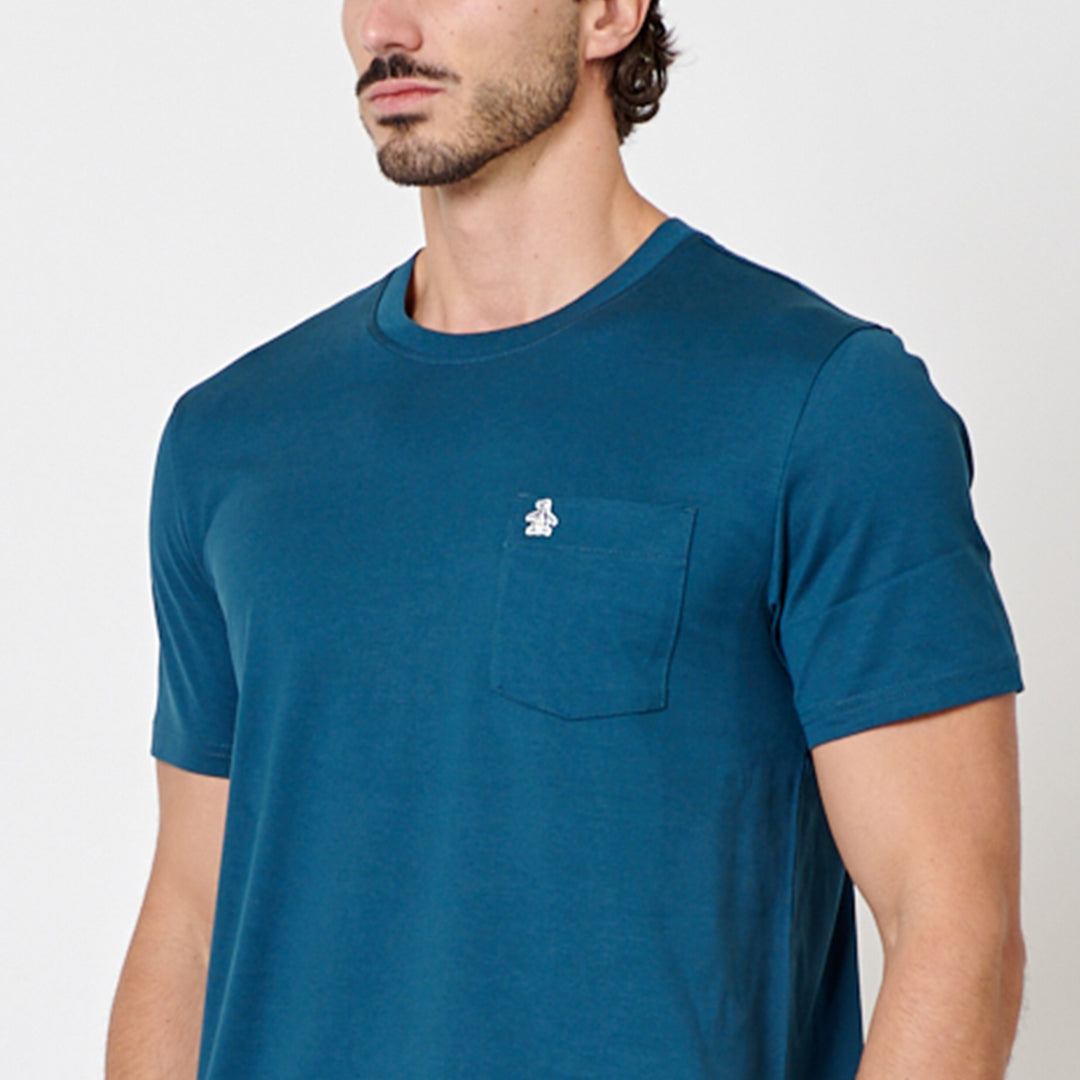 Playera De Algodón Supima Con Bolsillo