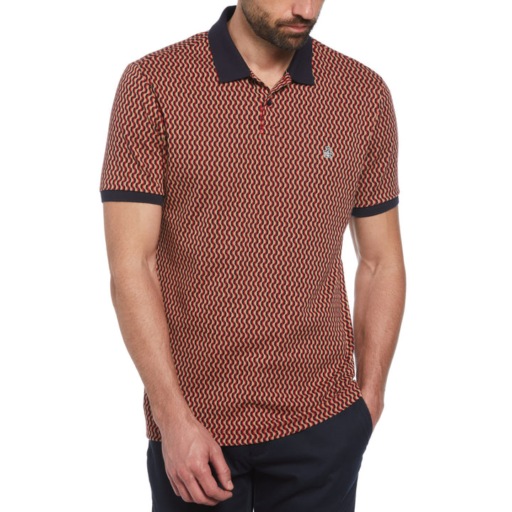 Polo Con Jacquard Mini Geo