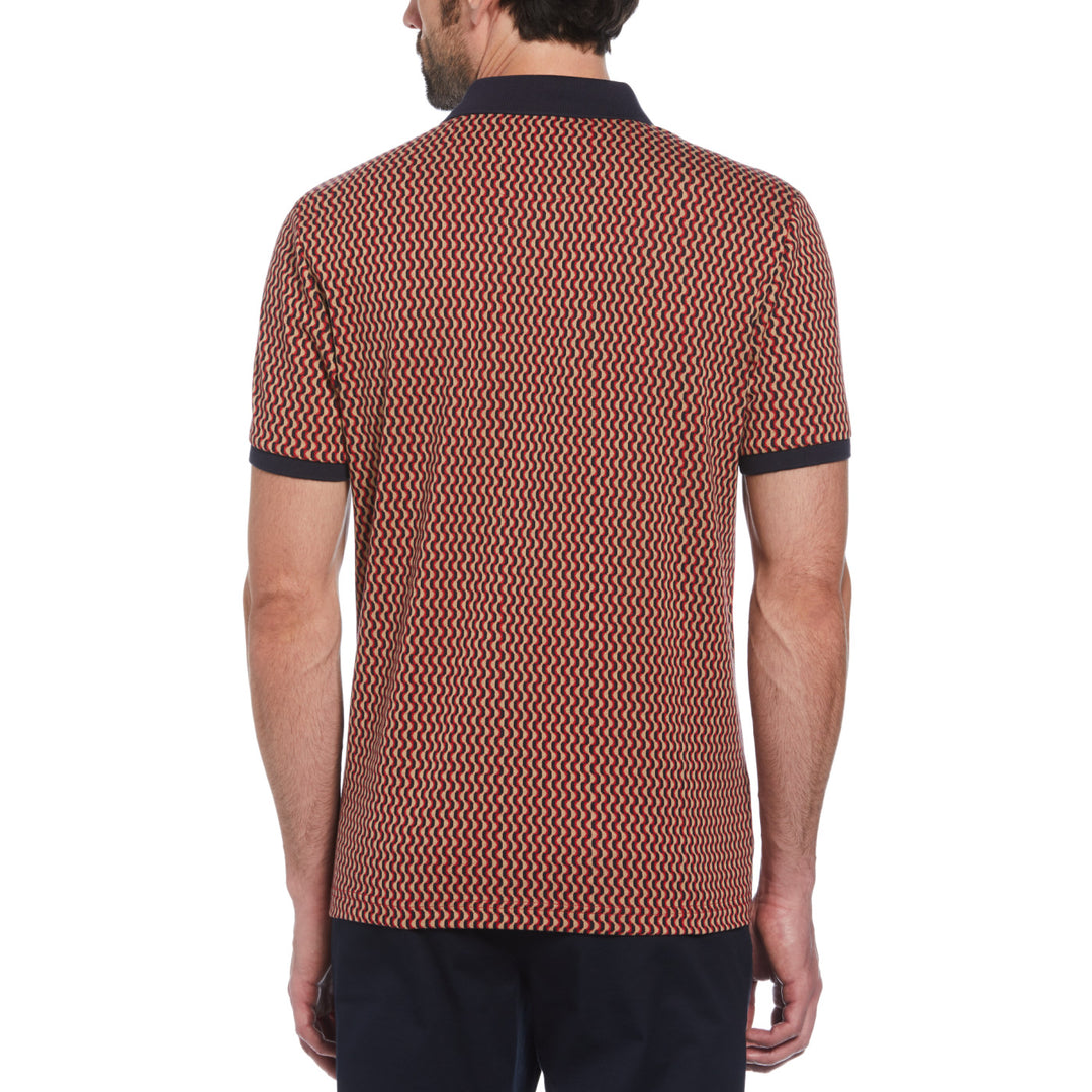 Polo Con Jacquard Mini Geo