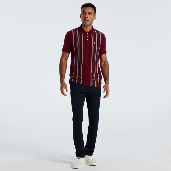 Polo Algodón Interlock Bowler Stripes