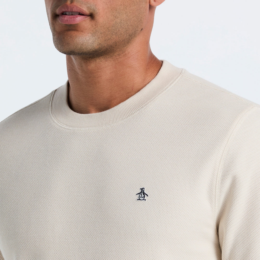 Sueter Honeycomb De Cuello Redondo