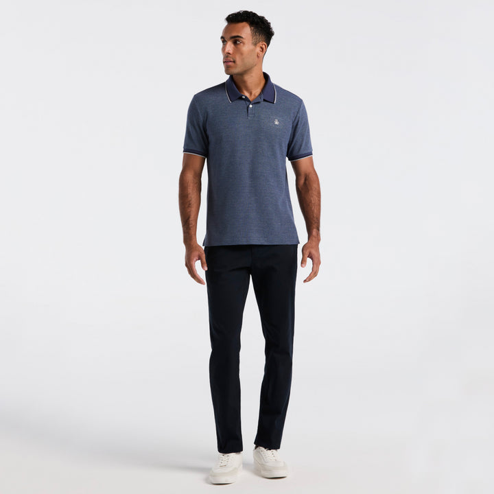 Polo De Algodón Orgánico Honeycomb Pique